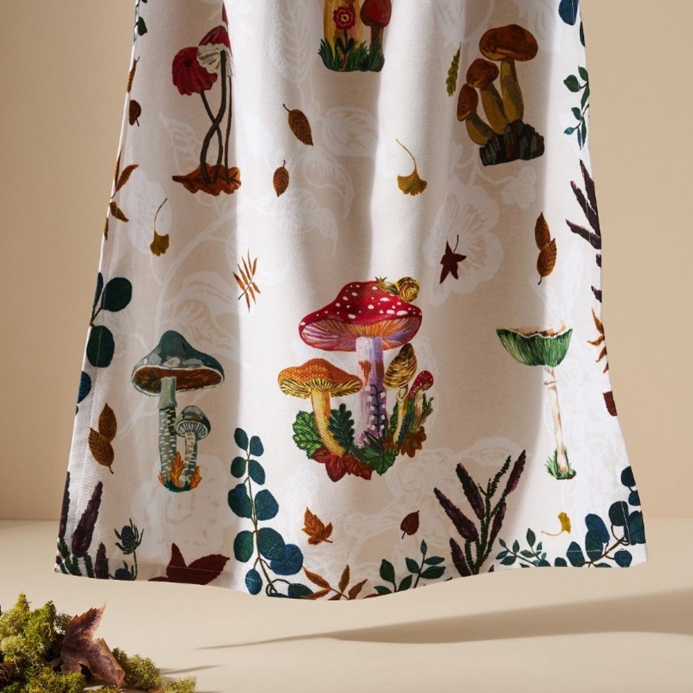 Nathalie Lete Marais‎ tea towel w mushrooms